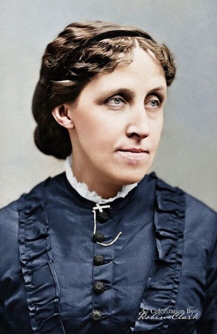 Обложка книги Луиза Мэй Олкотт